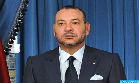 برقية تعزية ومواساة من جلالة الملك إلى أسرة المرحوم الشيخ الحاج مام بو محمد كونتا، الخليفة العام للطريقة القادرية الكنتية sm le roi 0015 504x300 9
